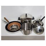 Lot of assorted pots & pans
