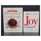 Good Housekeeping & Joy of Cooking cookbooks