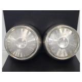 Pair of Ford hub caps