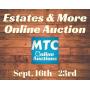 MTC Sept. 23rd Estates & More Auction