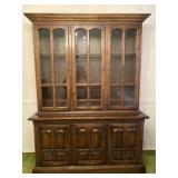 Beautiful Ethan Allen two piece cabinet