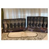 Longchamp crystal stemware in orig. boxes