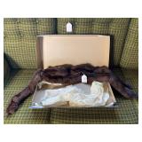 Vintage mink stole w/ Hudsons box