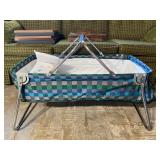 1960s baby carrier bassinet, mint