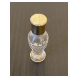 Miniature vintage Miss Dior glass perfume bottle