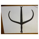Primitive antique large caliper tool