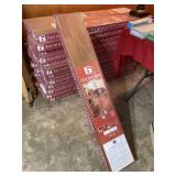 Large lot of unused Harmonics laminate wood floor