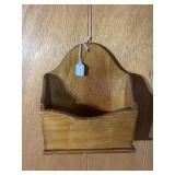 Wooden mail holder wall hang