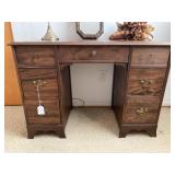 Vintage pedestal desk