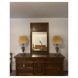 Vintage Dixie dresser with mirror
