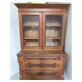 Antique hutch cabinet for restoration