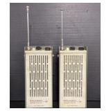 2 Vintage Heathkit transceiver Model GW-21 radios