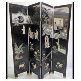 Carved Wood Chinese coromandel room divider