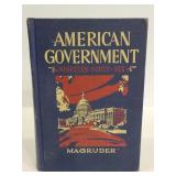 Vintage 1946 American Government by Magruder