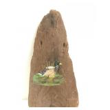 Hand painted duck wall hanging