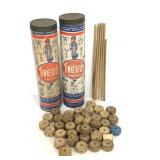 Two vintage tubes of children