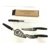 Gold Coast 6 pc knife set & 3 pc specialty knifes