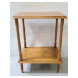 Vintage 2-tier side table/ plant stand