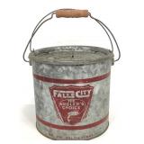 Vintage Falls City minnow bucket- No. 710