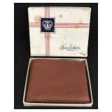 Vintage king leather wallet in original box