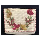 Vintage fiber weave purse