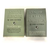 Inside Europe & Inside Latin America vintage books