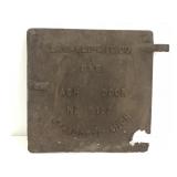 Vintage iron ash door by Lasalle Mfg. co