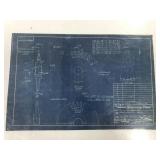 Lot of 7 assorted blueprints