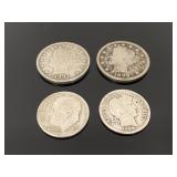 1899, 1907 Nickels & 1908, 1960 Dimes