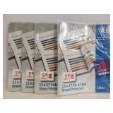 Avery Clear fold out sheet protectors