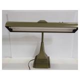 Vintage Art Specialty green metal desk lamp
