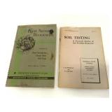 Pair Plant and soil testing booklets