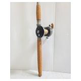 Montague bamboo fishing pole w/ Penn reel