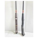 Two Fenwick Blackhawk graphite fishing poles