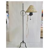 Antique wrought iron flour lamp