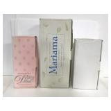 Trio of porcelain dolls