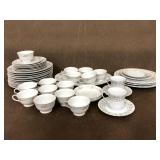 M and AC floral assorted fine china