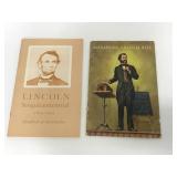 Pair of vintage biographical pamphlets