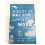 Vintage The weather bureau at work pamphlet