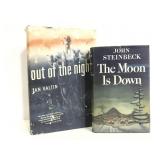 Out of the Night & The Moon is Down novels