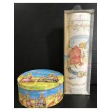 Beatrix Potter growth chart and tin