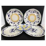 Country style vintage plates