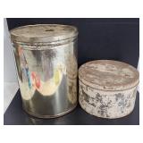 Two vintage tins