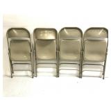 4 folding chairs