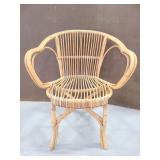 Vintage bamboo style outdoor chair