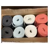 Eight new yoga exercise mats