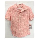 New Cat & Jack girls safari button up short sleeve