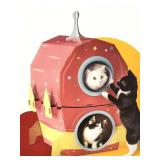 Boots & Barkley space ship cat scratcher