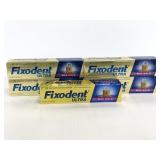 Five new Fixodent Ultra denture adhesive cream
