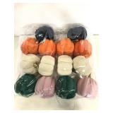 Fourteen new velvet pumpkins